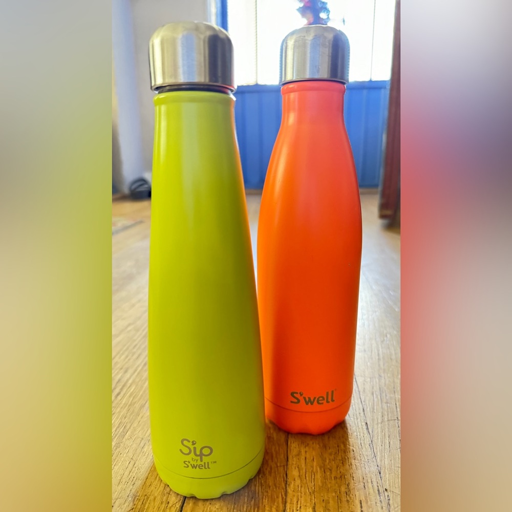 Two S’Well insulated water bottle’s